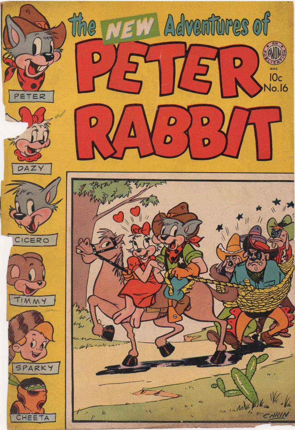 Comic Book Cover For Peter Rabbit 16
