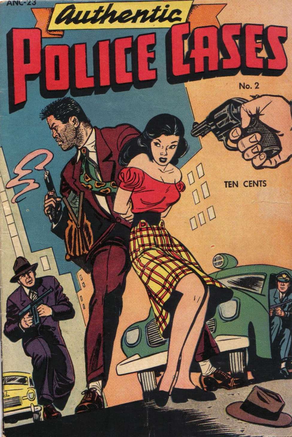 Comic Book Cover For Authentic Police Cases 2