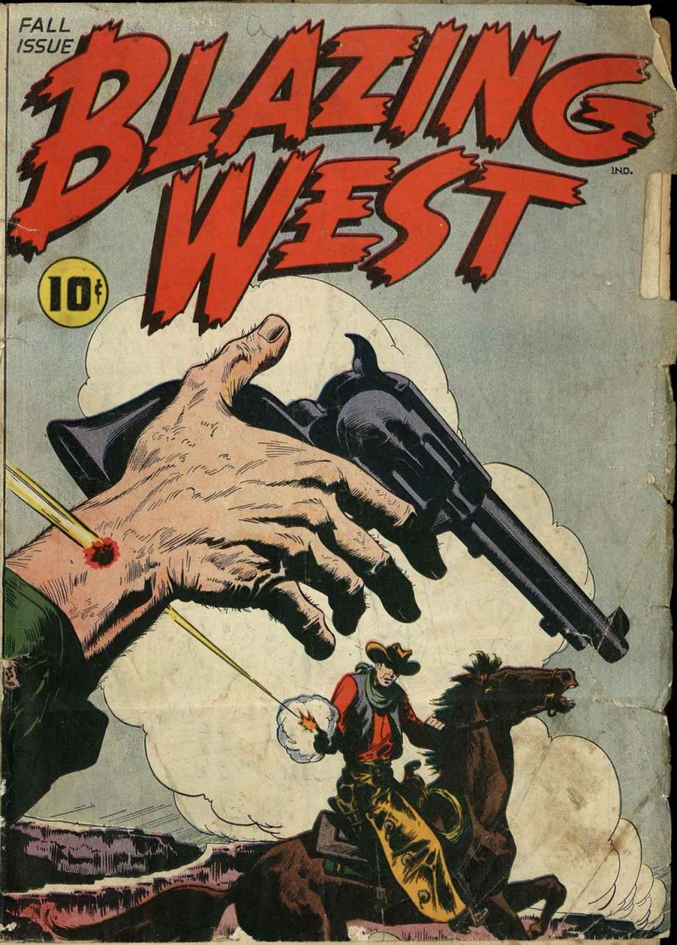 Book Cover For Blazing West 1