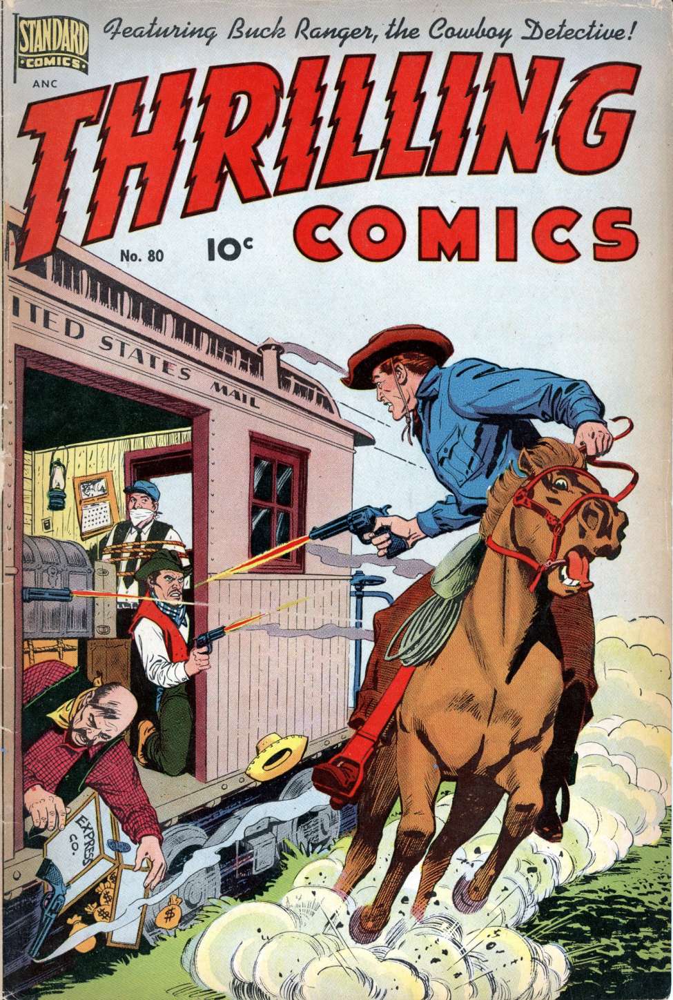 Book Cover For Thrilling Comics 80