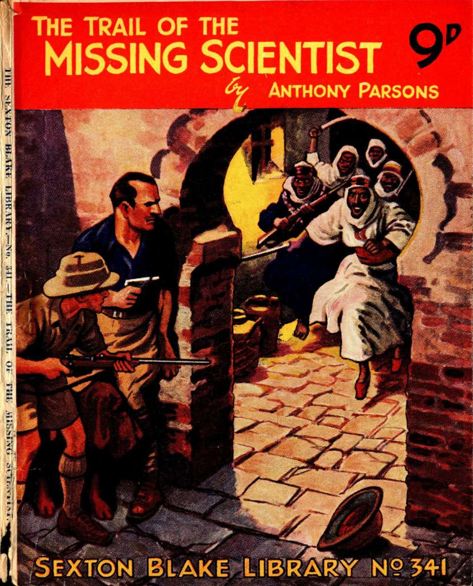 Book Cover For Sexton Blake Library S3 341 - The Trail of the Missing Scientist