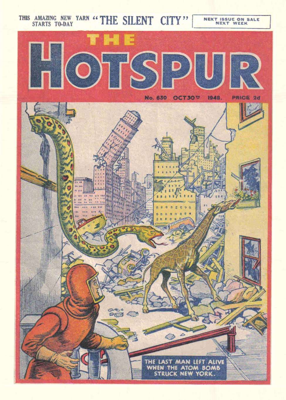 Comic Book Cover For The Hotspur 630