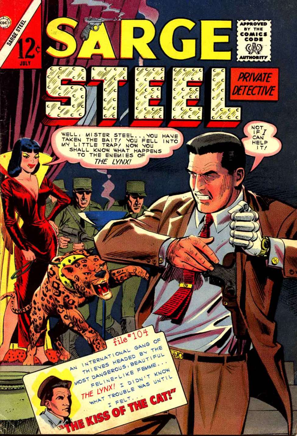 Comic Book Cover For Sarge Steel 4