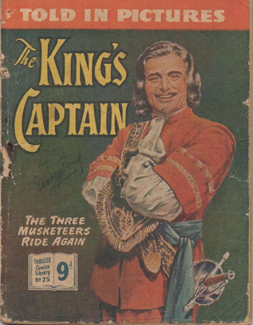 Book Cover For Thriller Comics Library 75 - The King's Captain
