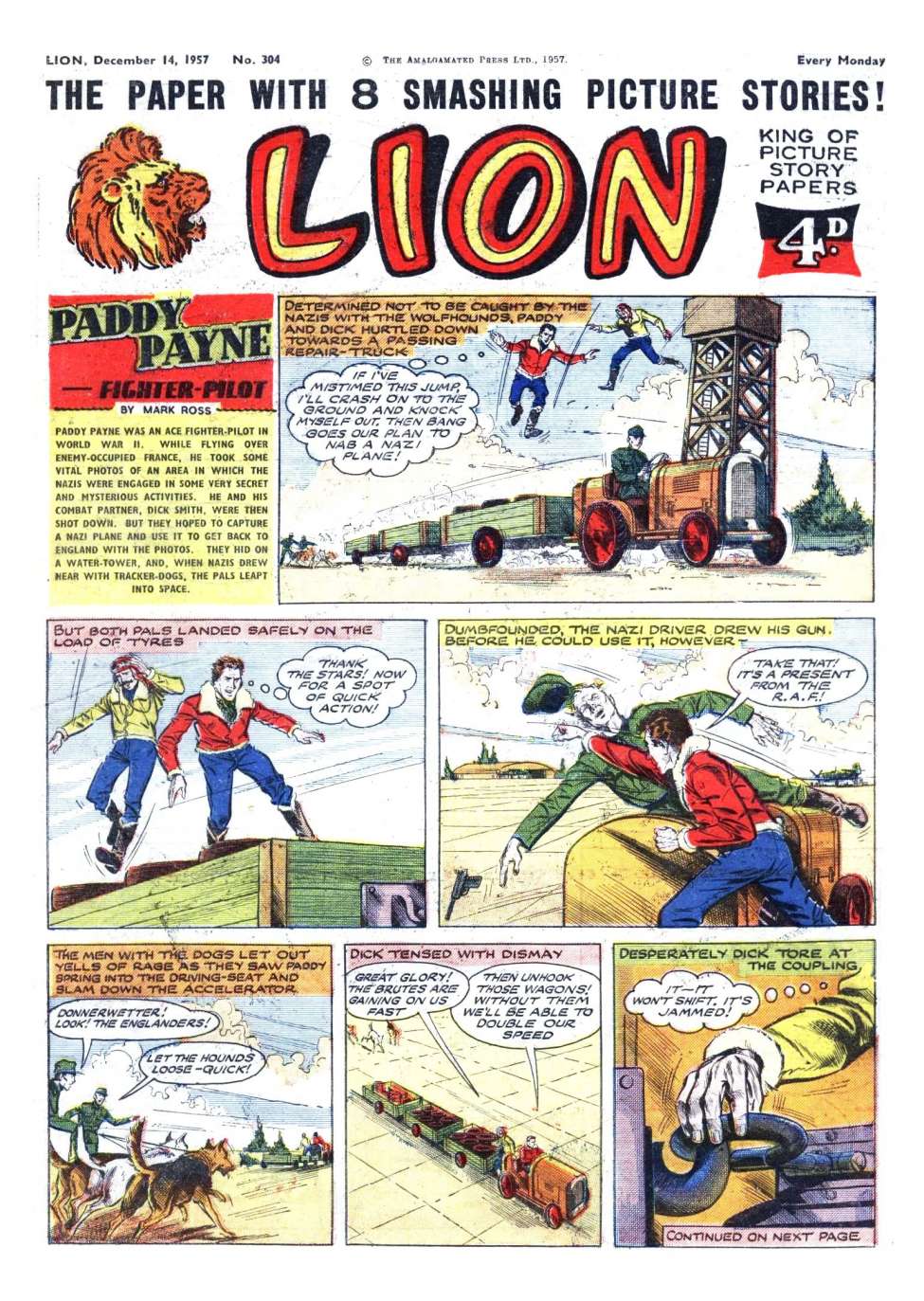Comic Book Cover For Lion 304