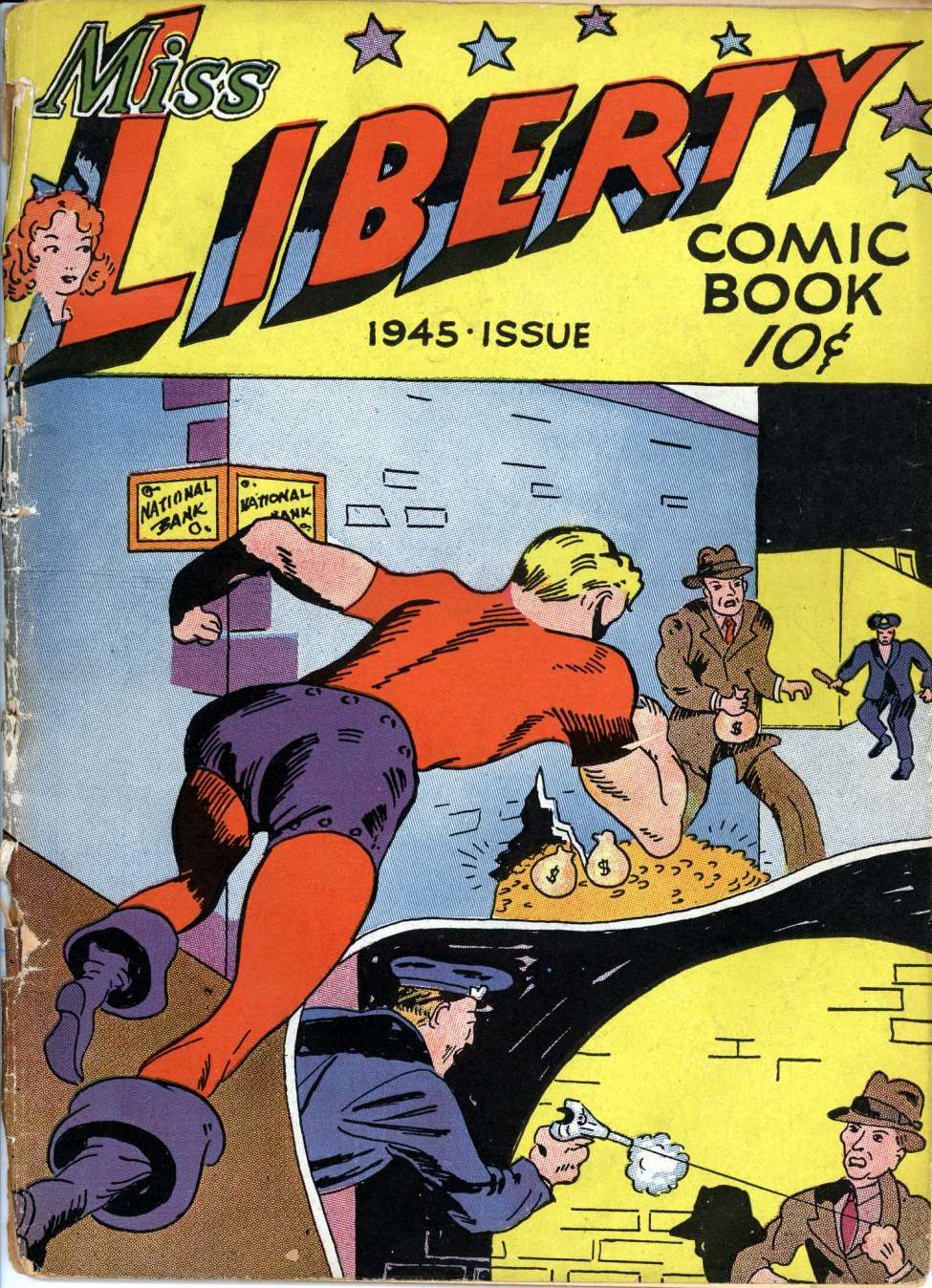 Comic Book Cover For Miss Liberty 1