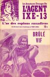 Cover For L'Agent IXE-13 v2 630 - Brûlé vif