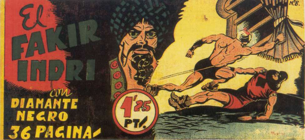 Comic Book Cover For Diamante Negro 8 - El Fakir Indri