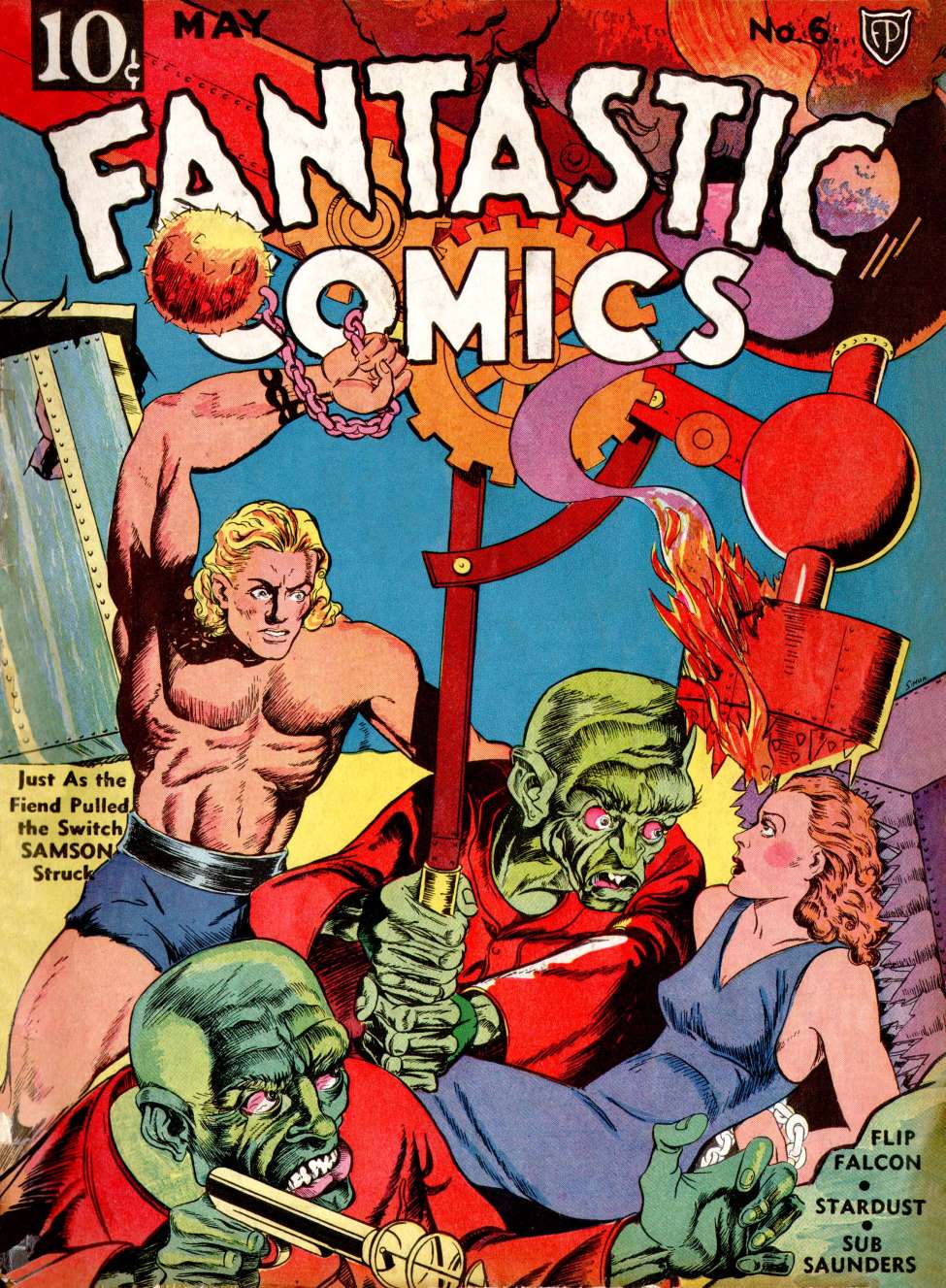 Book Cover For Fantastic Comics 6 - Version 3