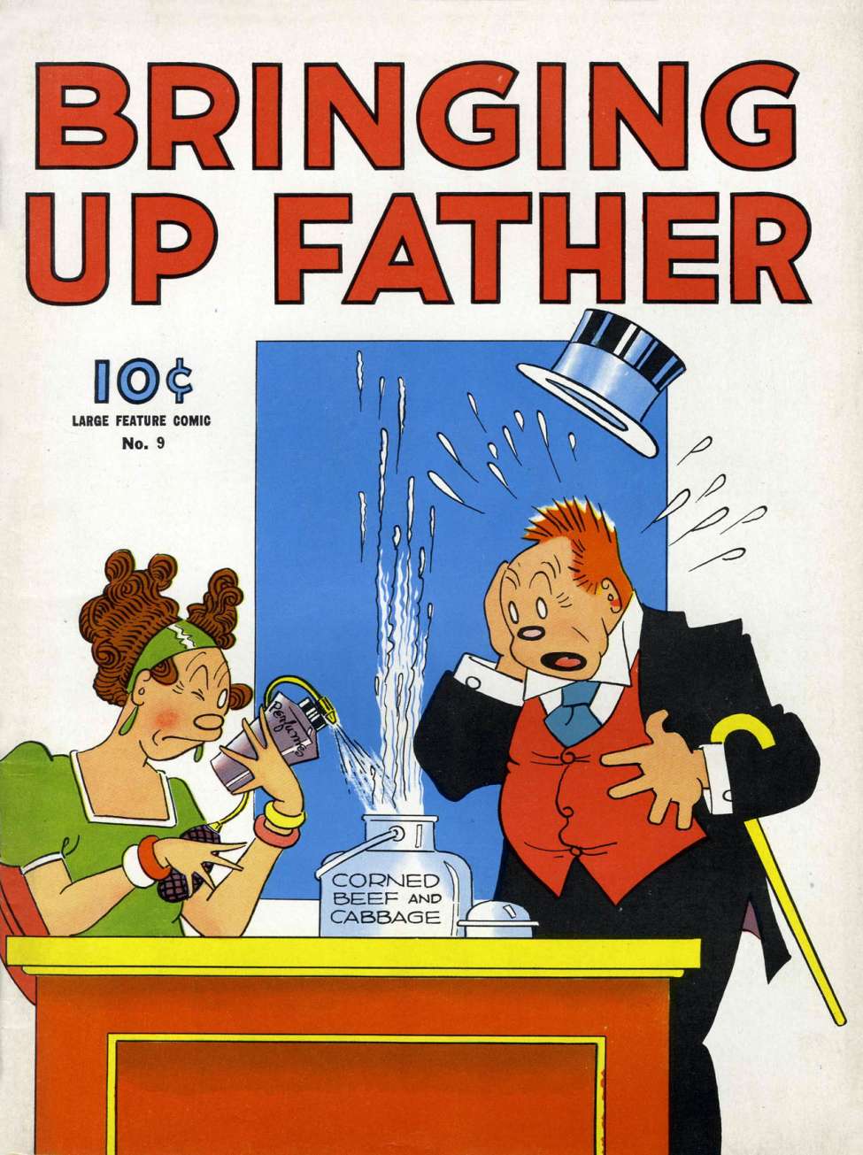 Book Cover For Large Feature Comic v2 9 - Bringing Up Father