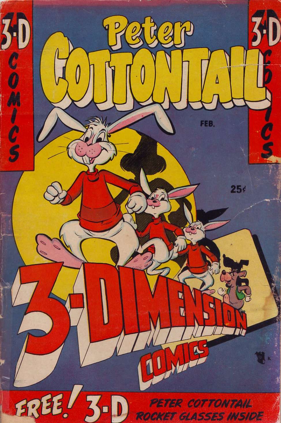 Comic Book Cover For Peter Cottontail 3D