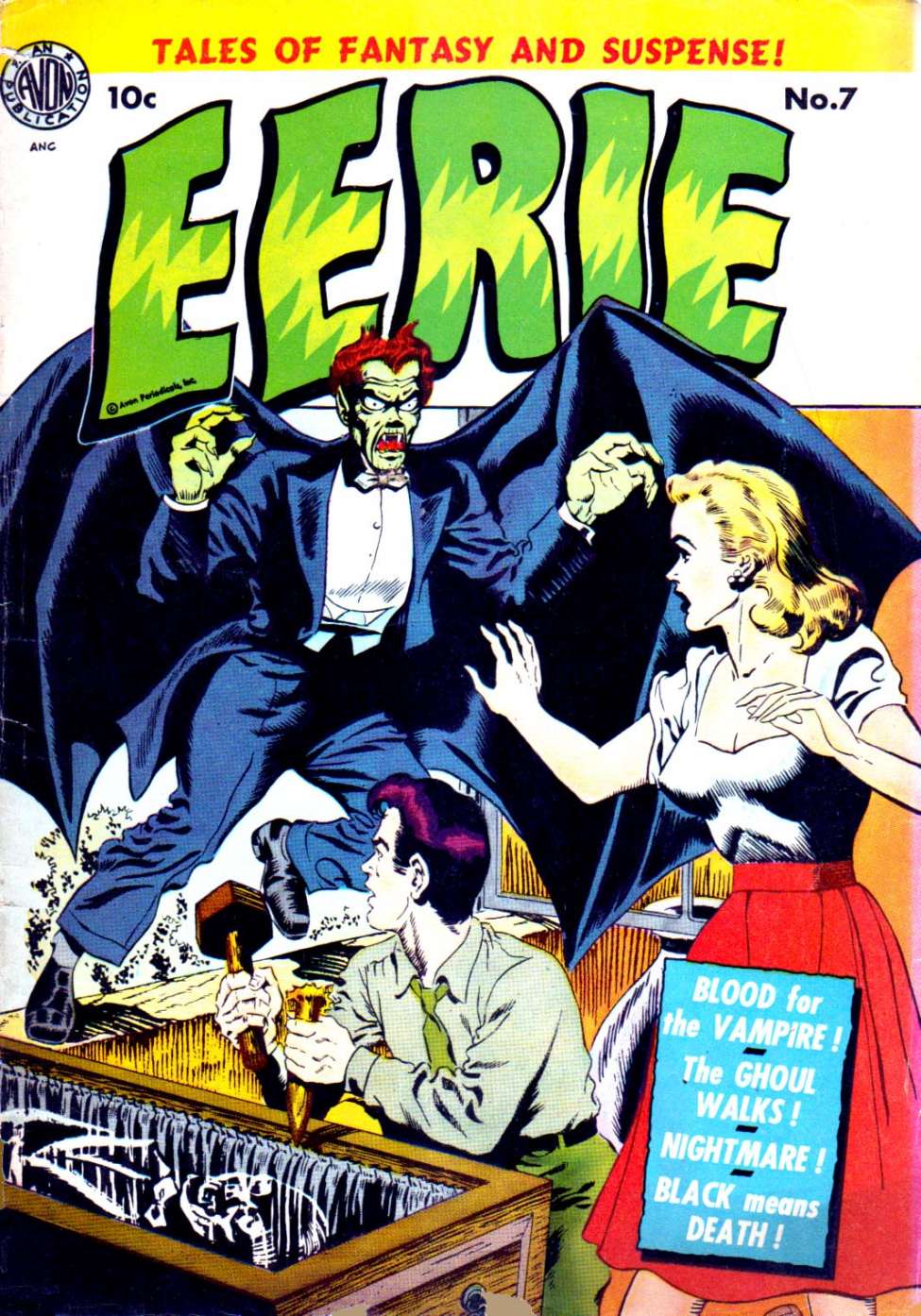 Comic Book Cover For Eerie 7 - Version 2