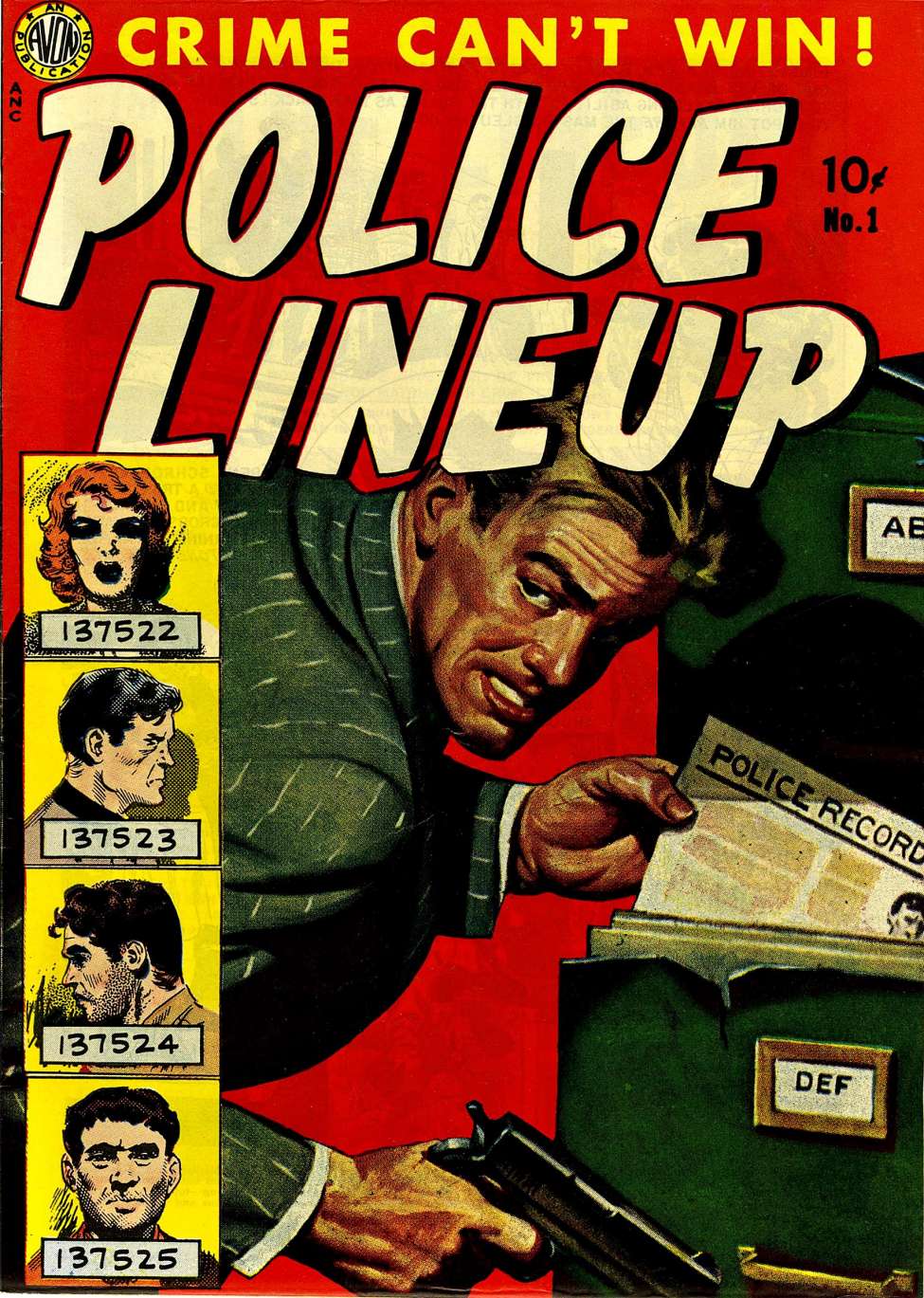 Comic Book Cover For Police Line-Up 1