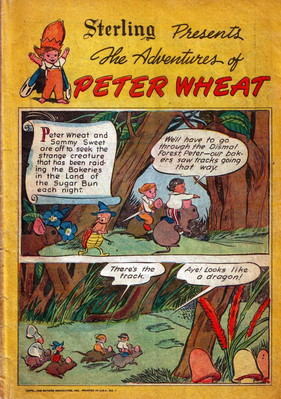 Comic Book Cover For The Adventures of Peter Wheat 7