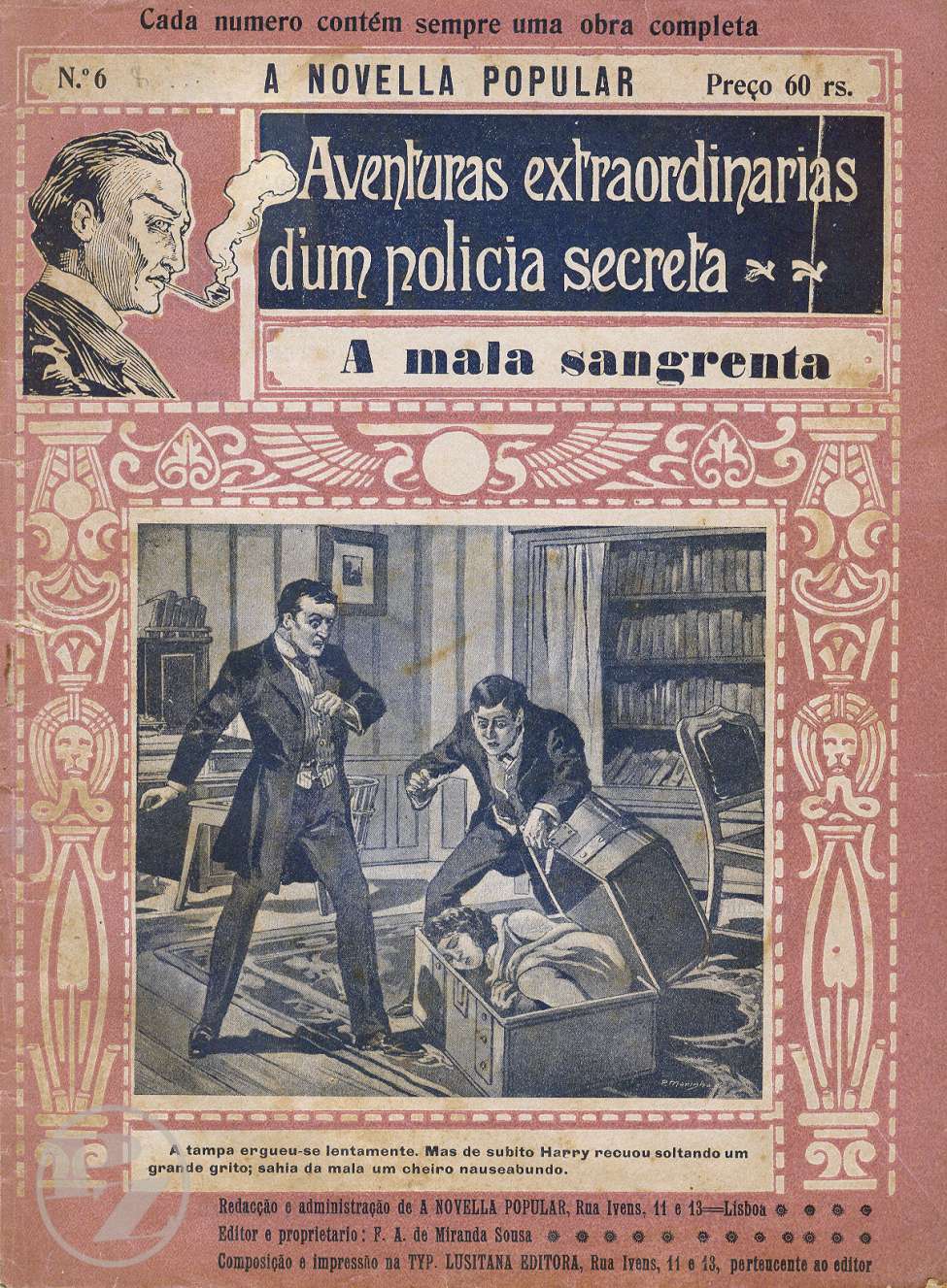 Book Cover For Aventuras Extraordinarias d'um Policia Secreta 6