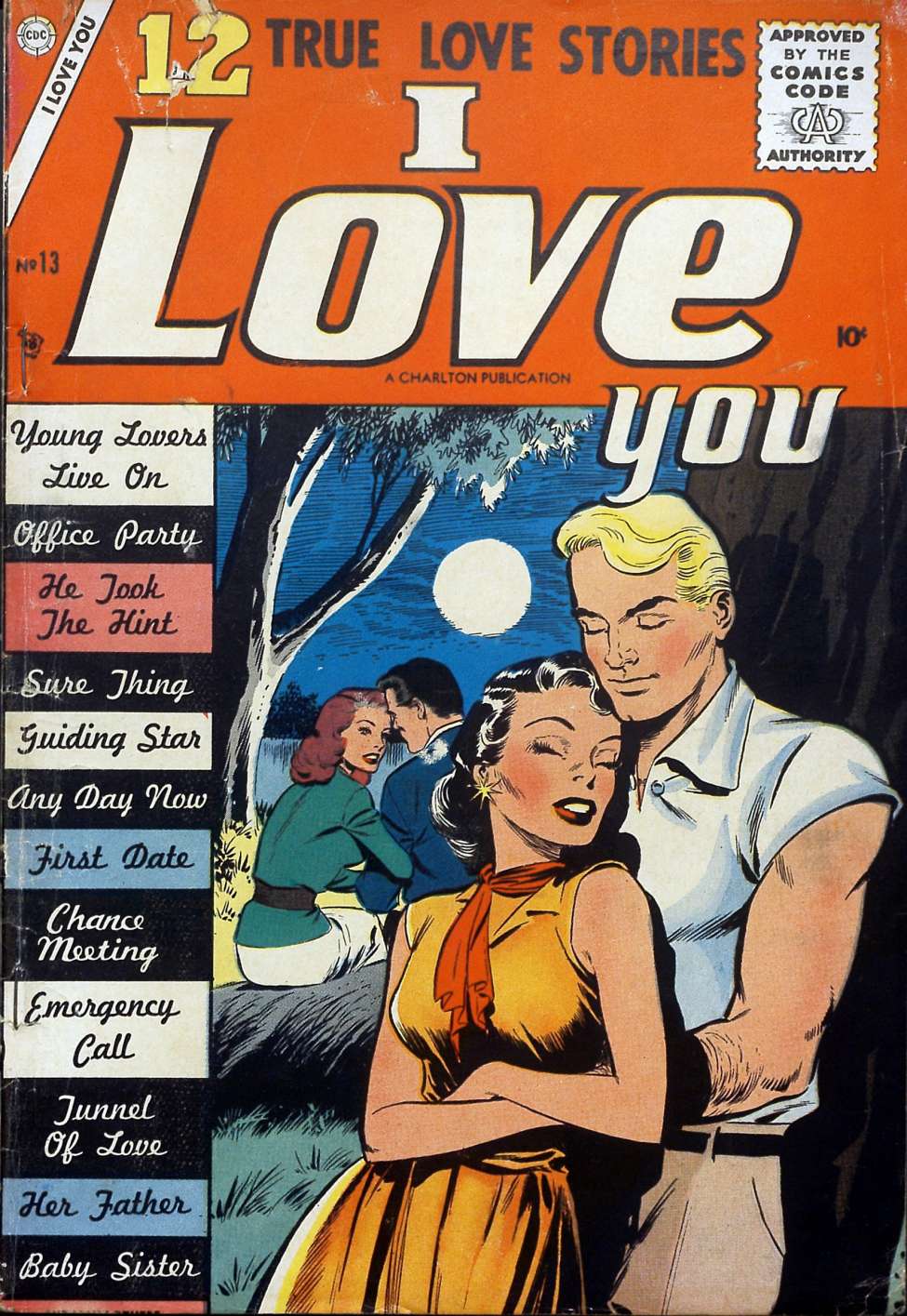 Comic Book Cover For I Love You 13