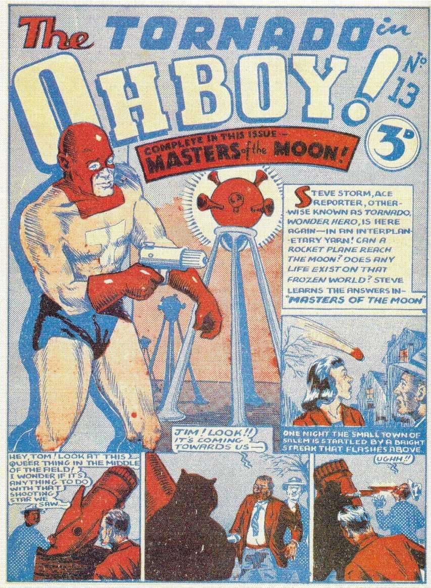 Comic Book Cover For Oh Boy! 13 - The Tornado
