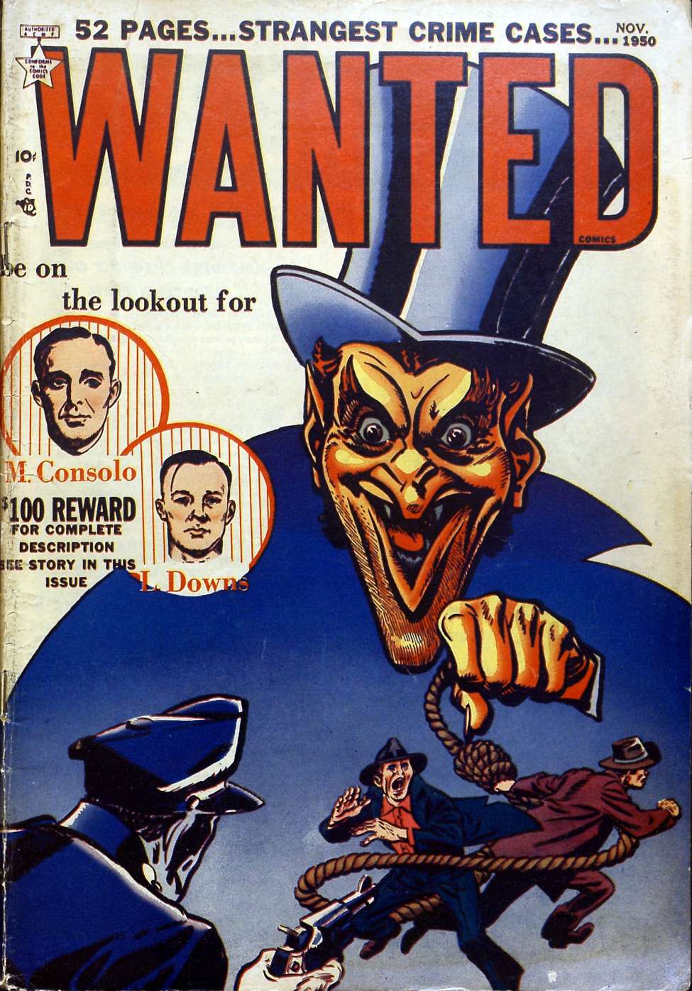 Book Cover For Wanted Comics 31