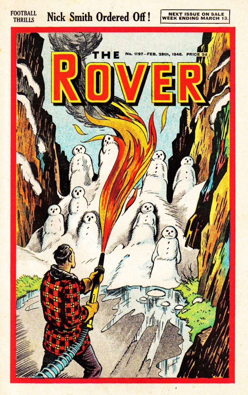 Comic Book Cover For The Rover 1197