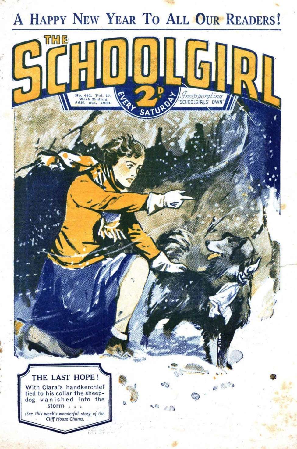 Comic Book Cover For The Schoolgirl 441