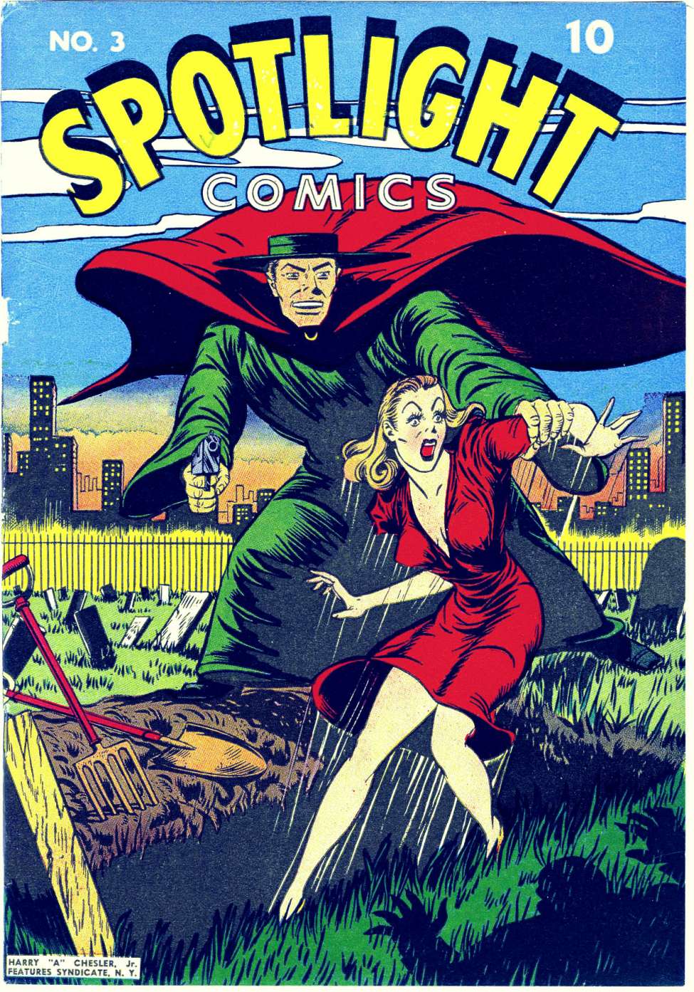Comic Book Cover For Spotlight Comics 3 (alt) - Version 2