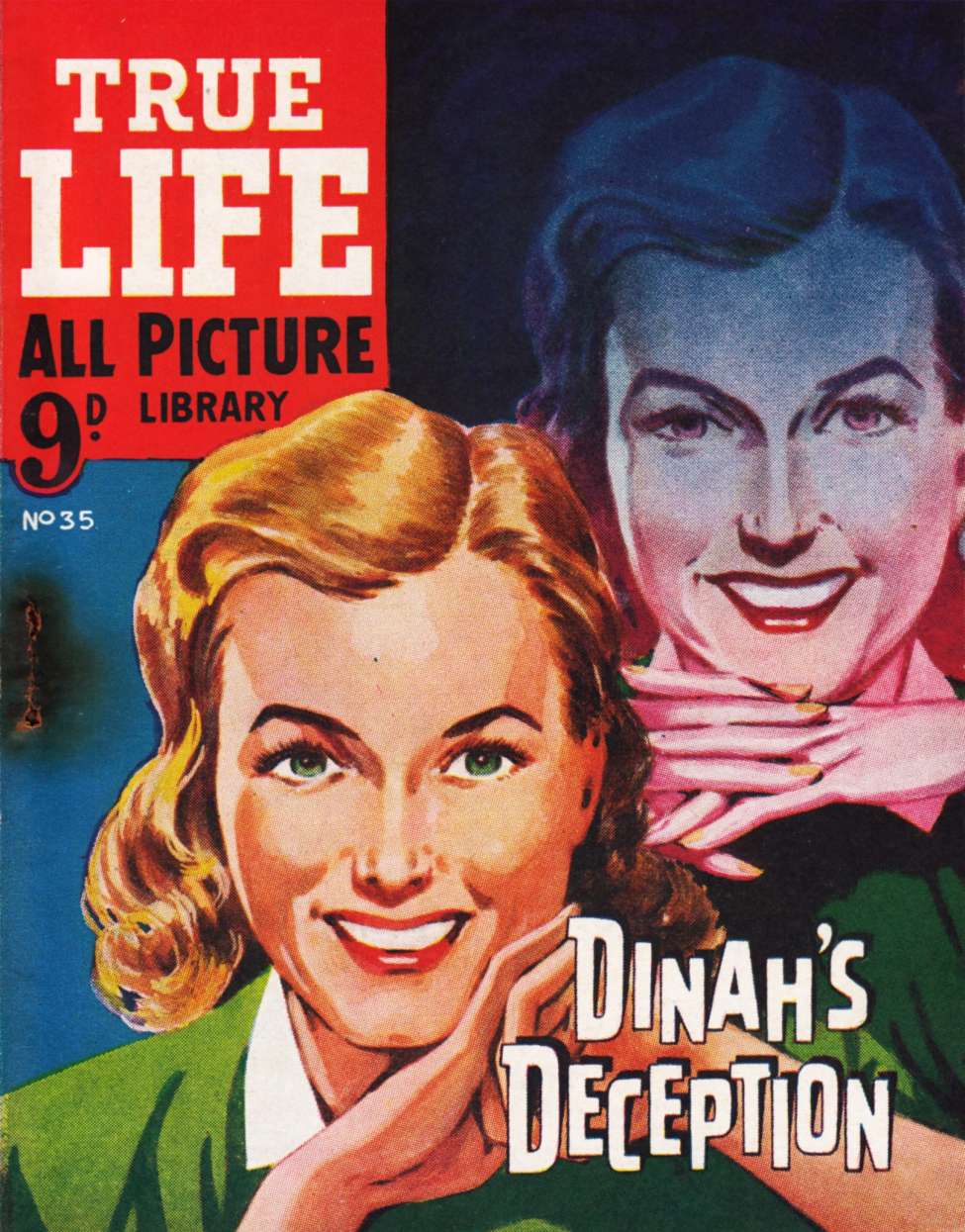Book Cover For True Life Library 35 - Dinah's Deception