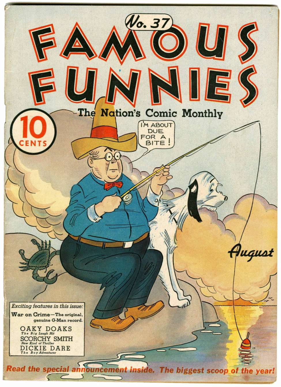 Book Cover For Famous Funnies 37