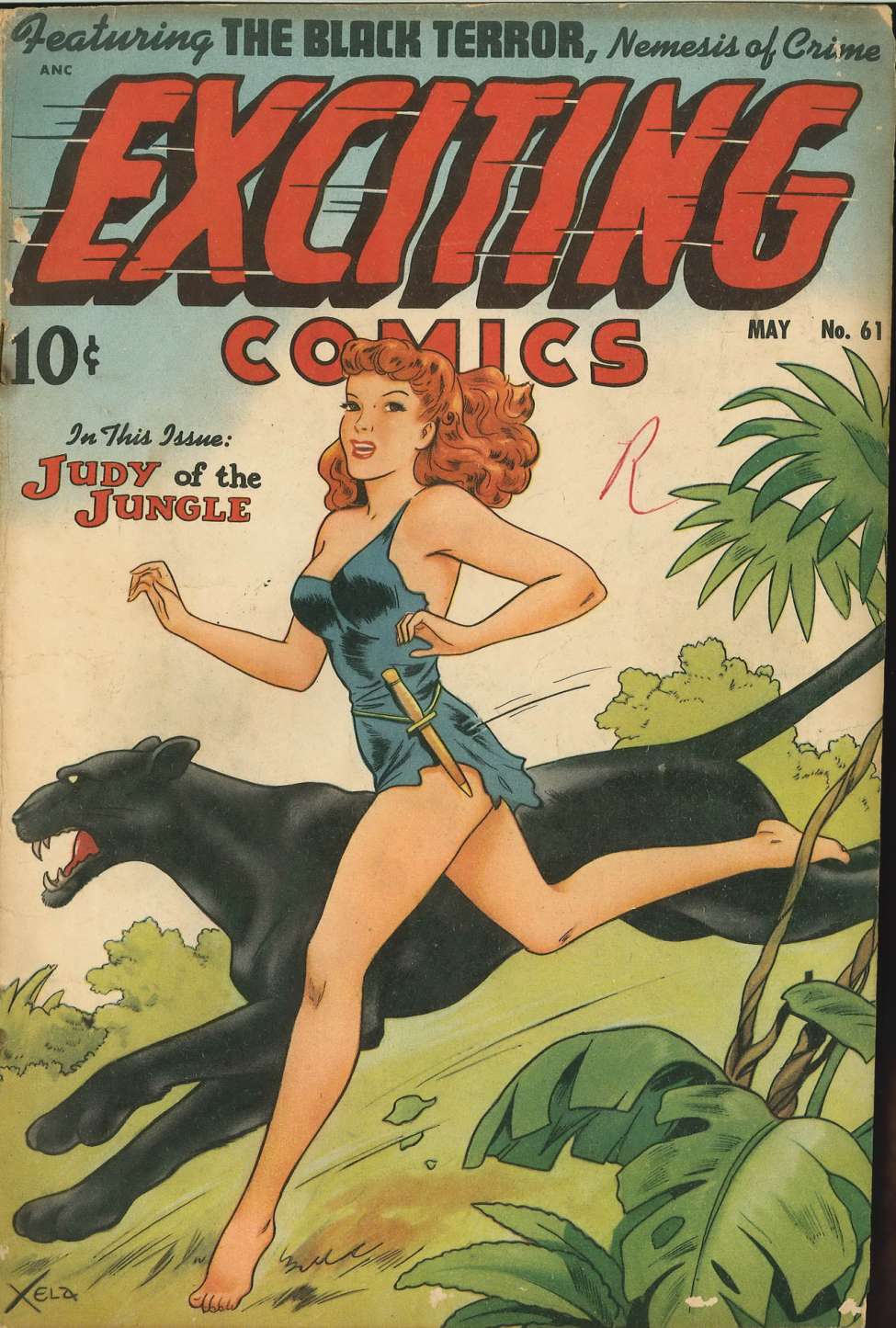 Book Cover For Exciting Comics 61 - Version 1