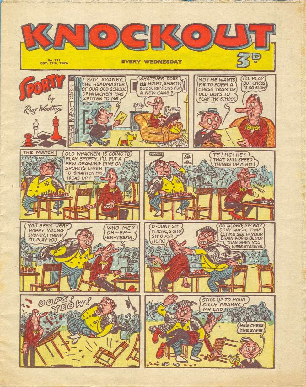 Comic Book Cover For Knockout 711