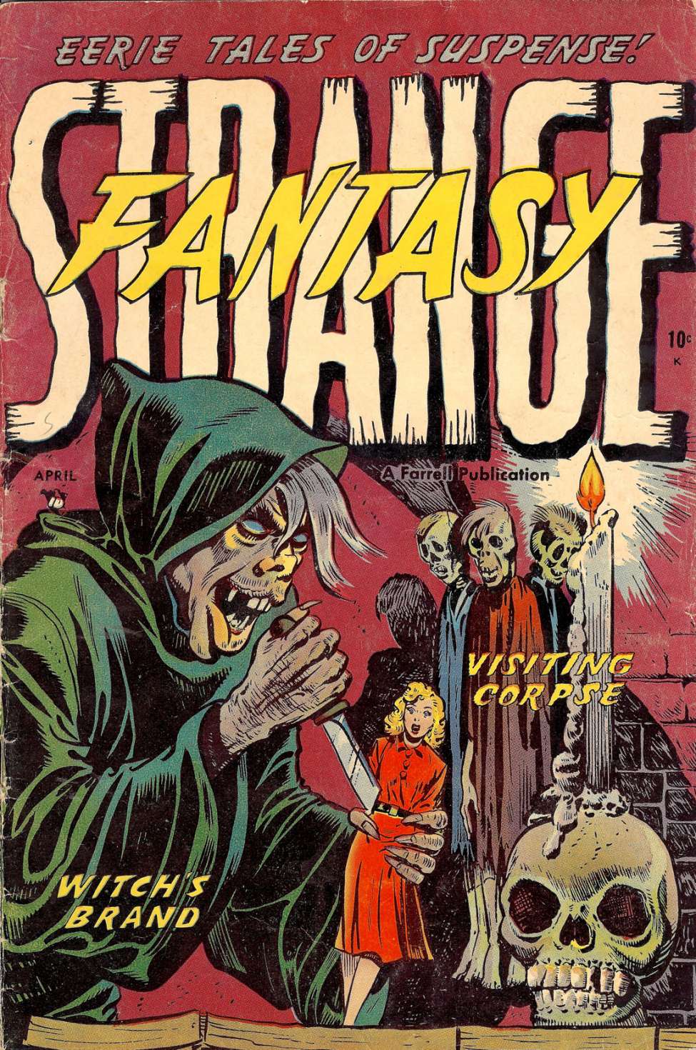 Comic Book Cover For Strange Fantasy 5