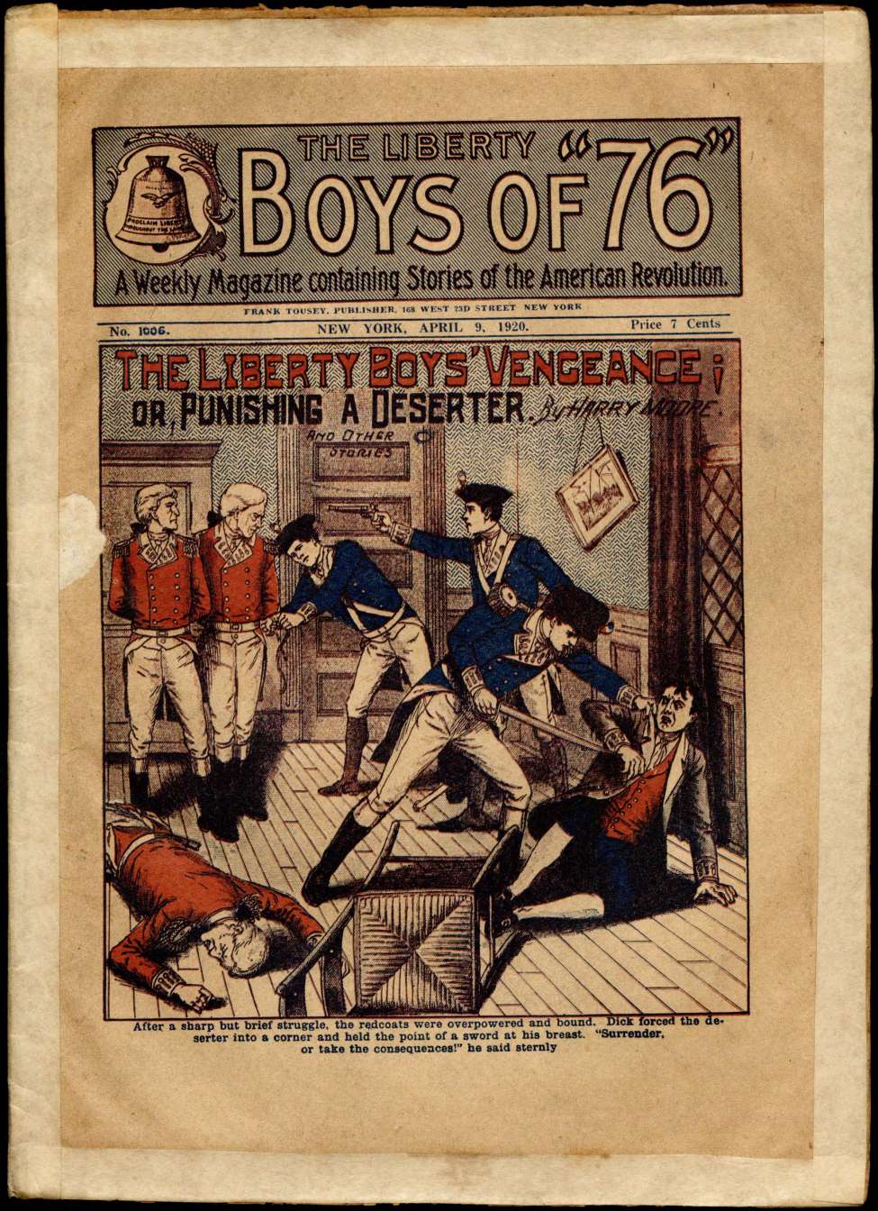 Book Cover For The Liberty Boys of 76 1006 - The Liberty Boys' Vengeance