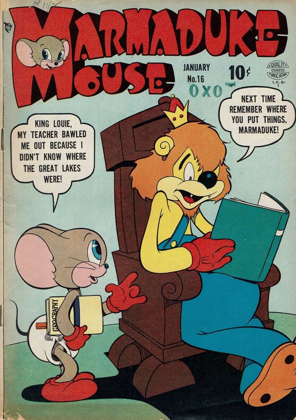 Comic Book Cover For Marmaduke Mouse 16