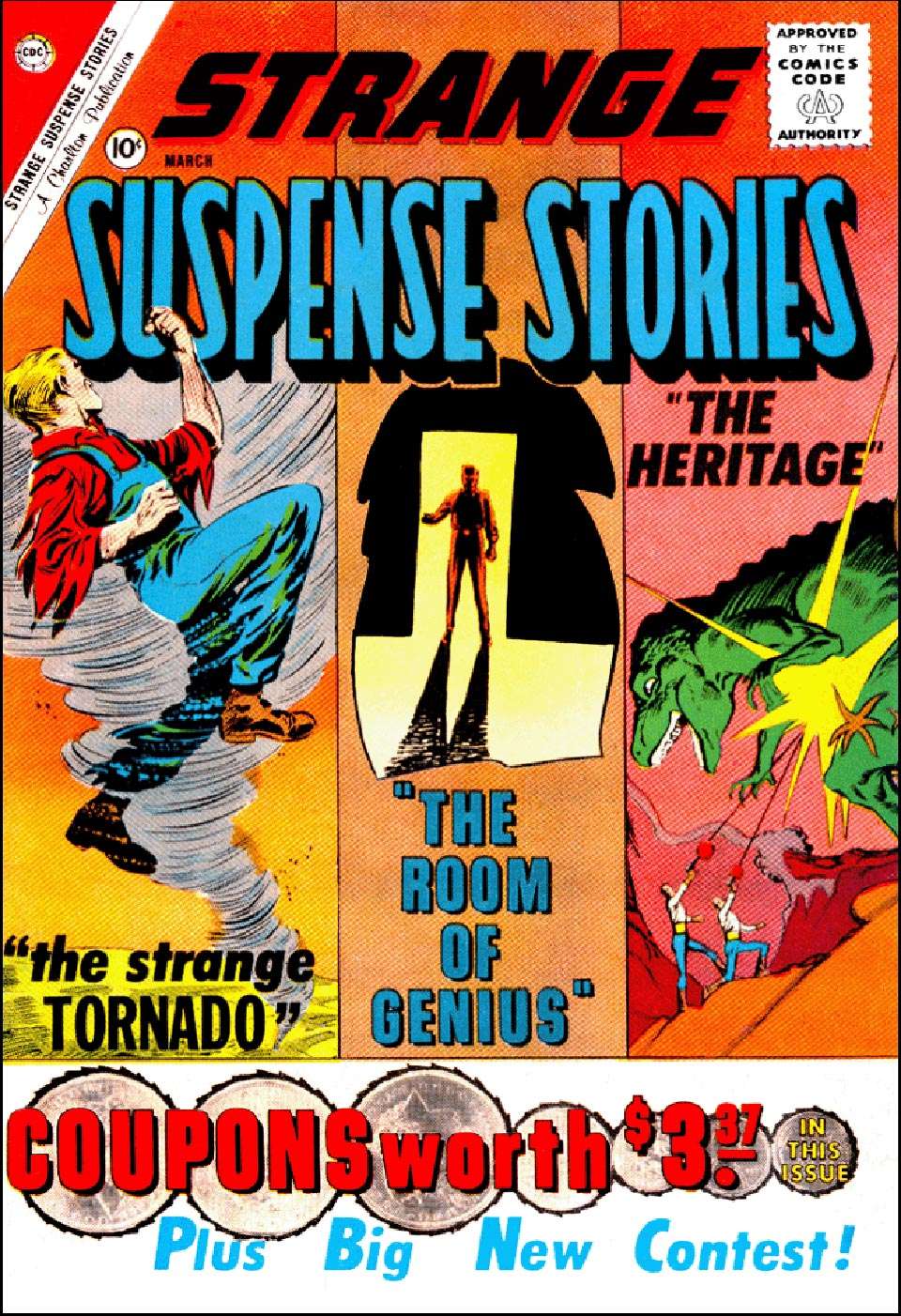 Comic Book Cover For Strange Suspense Stories 52 (alt) - Version 2