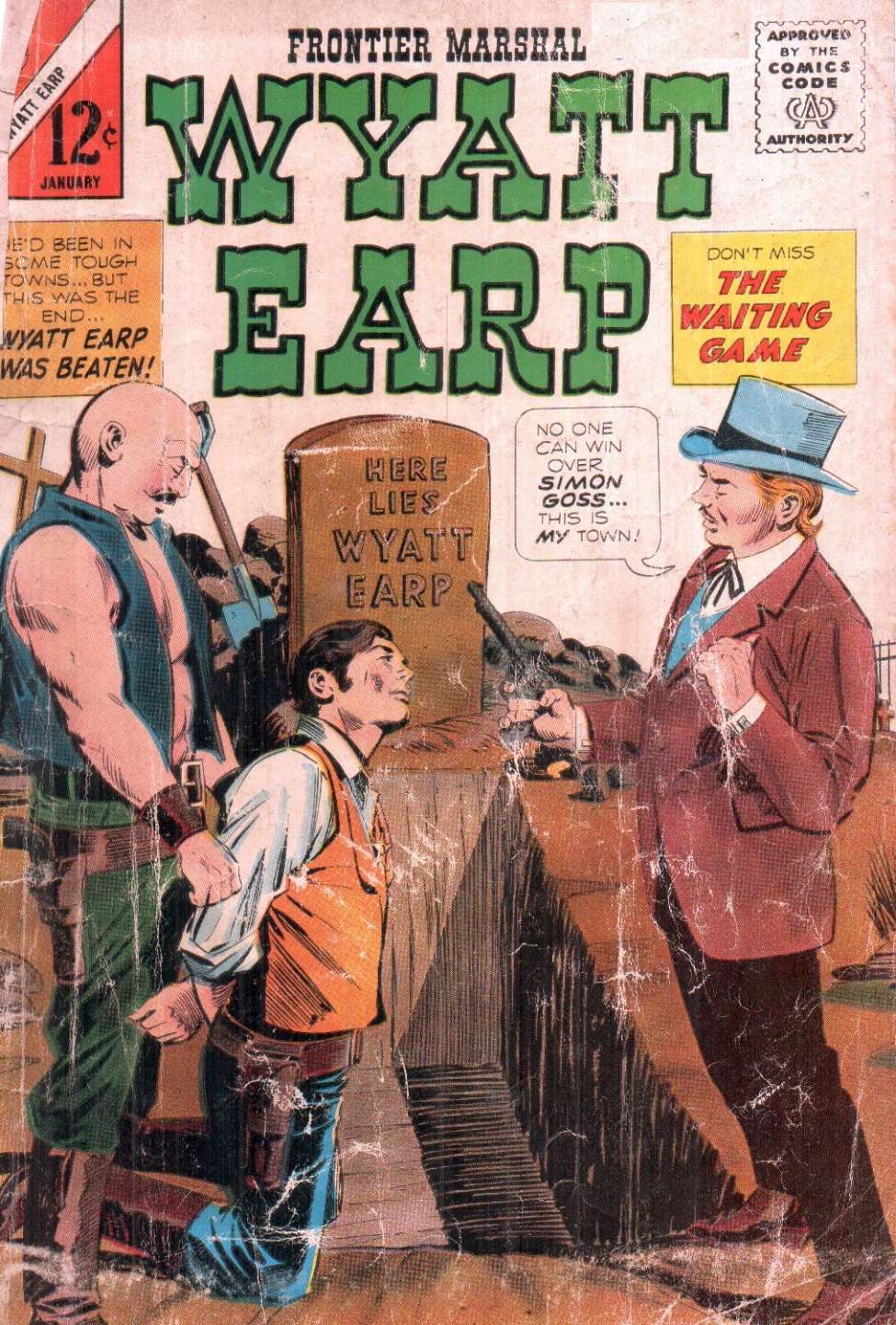 Comic Book Cover For Wyatt Earp Frontier Marshal 56