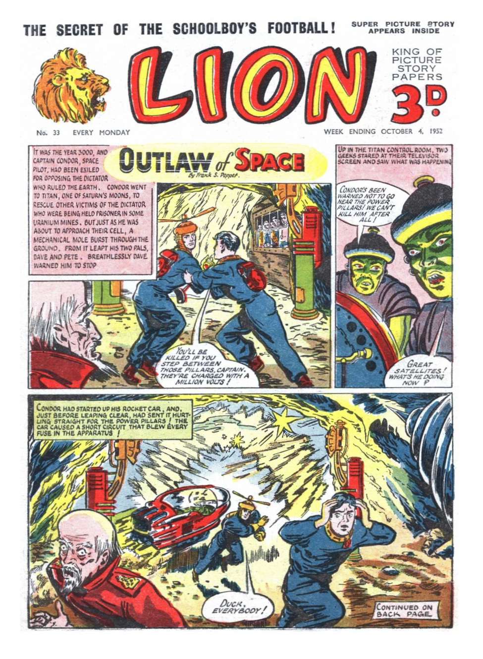 Comic Book Cover For Lion 33