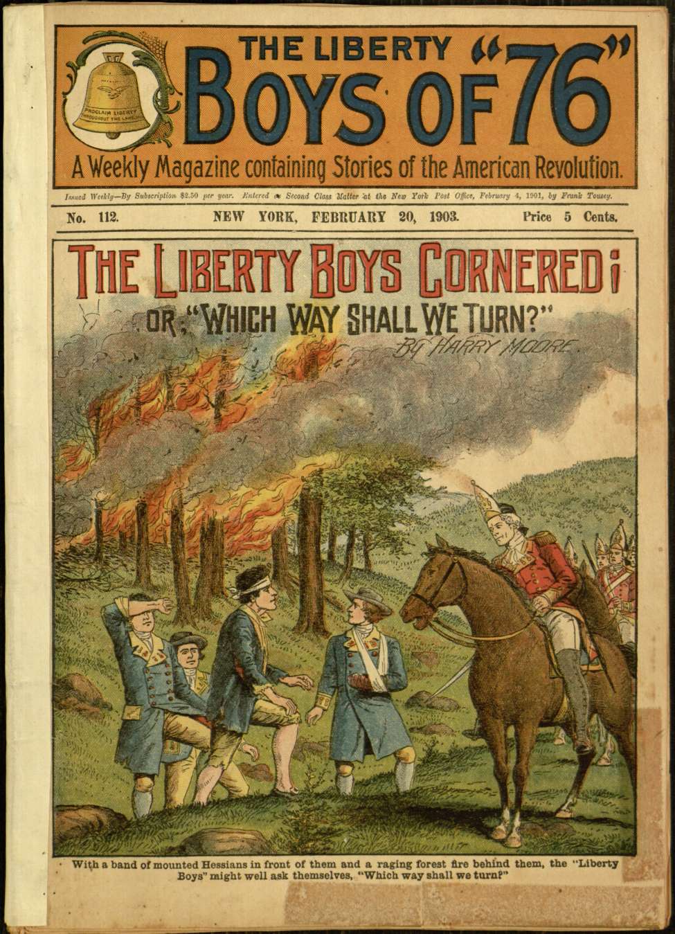 Book Cover For The Liberty Boys of 76 - 112 The Liberty Boys Cornered!