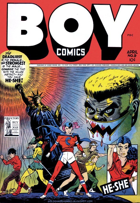 Comic Book Cover For Boy Comics 9 (fiche/23paper)