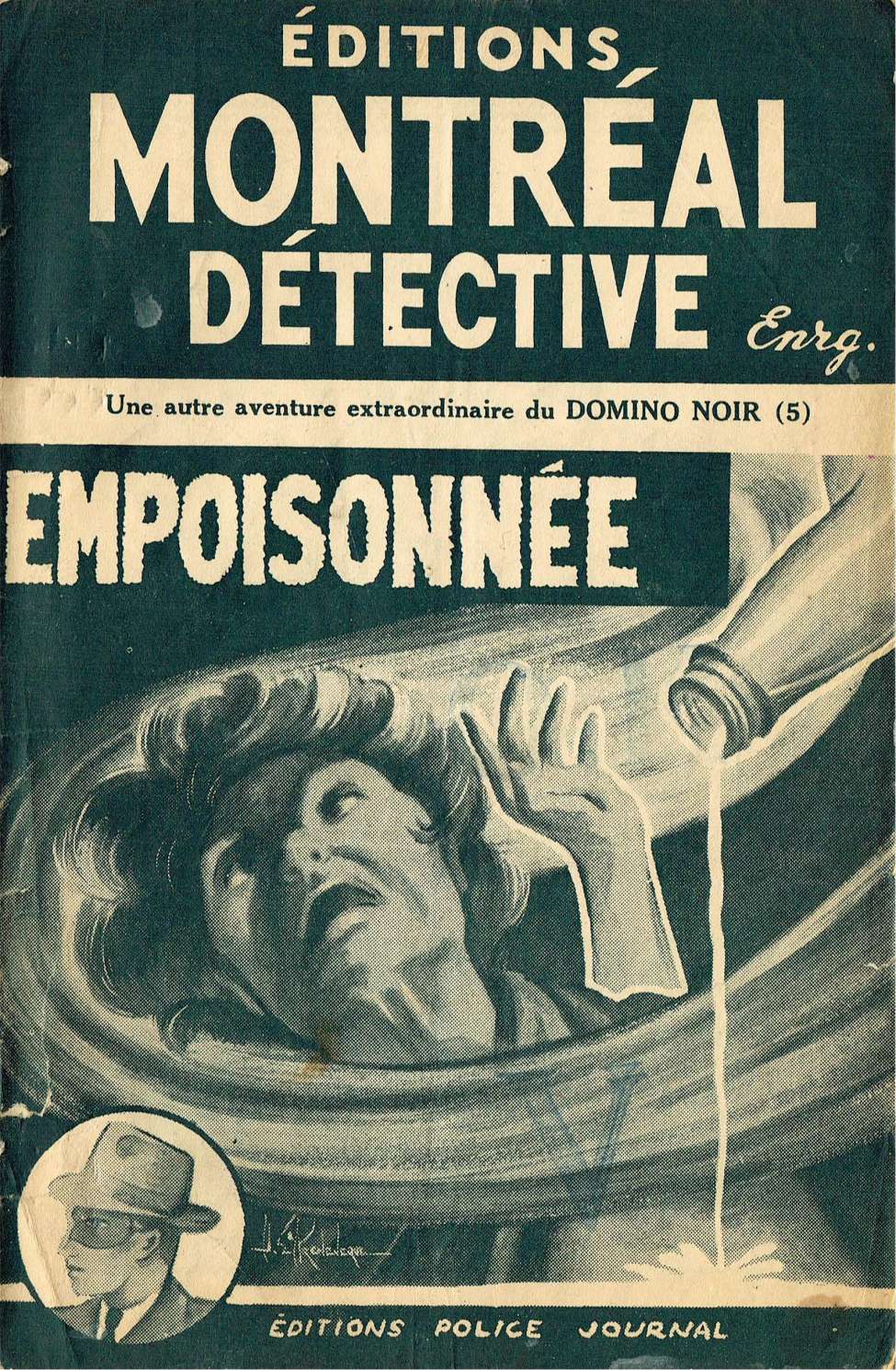 Comic Book Cover For Domino Noir v2 5 - Empoisonné