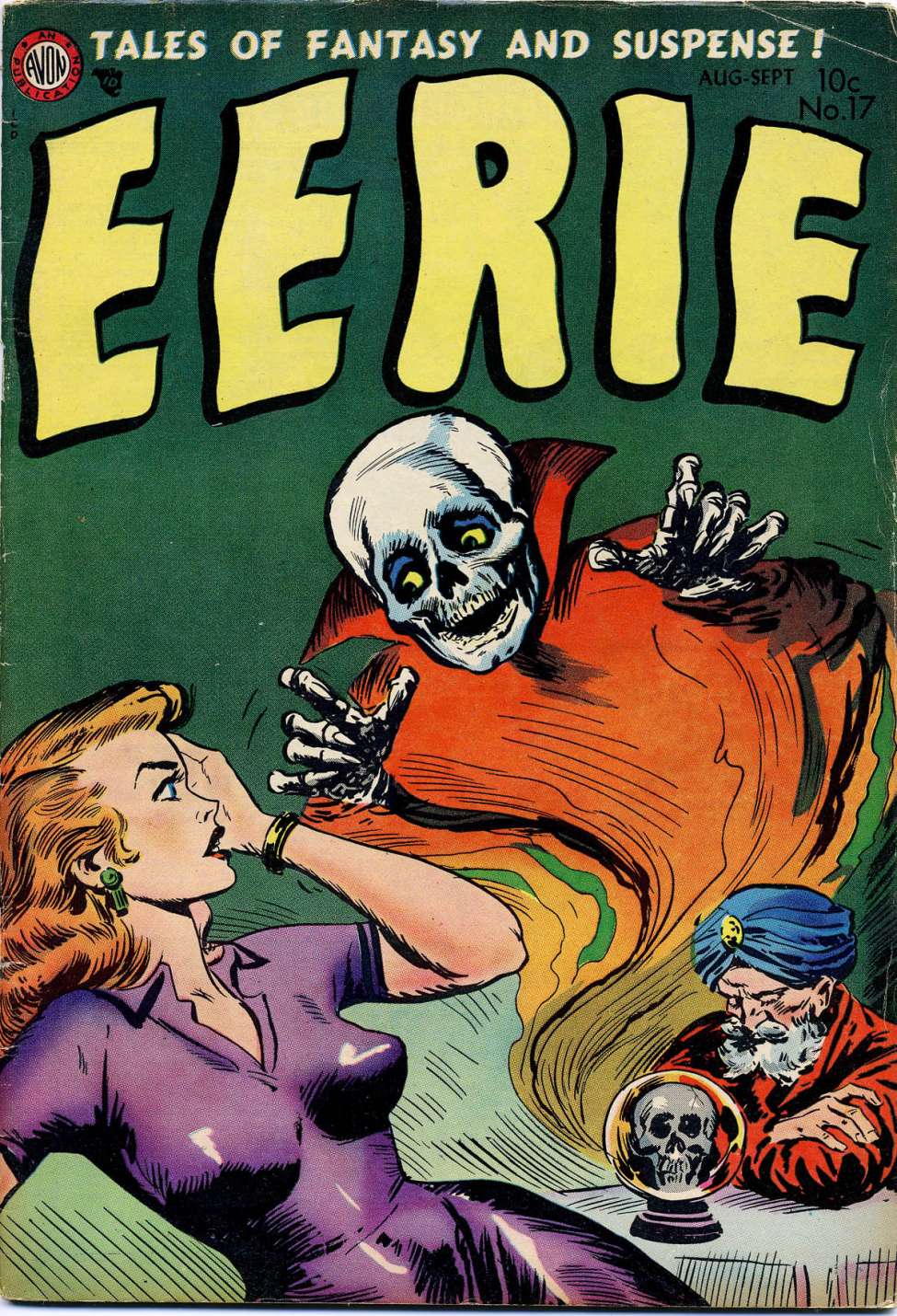 Comic Book Cover For Eerie 17