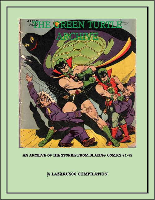 Comic Book Cover For The Green Turtle Archive