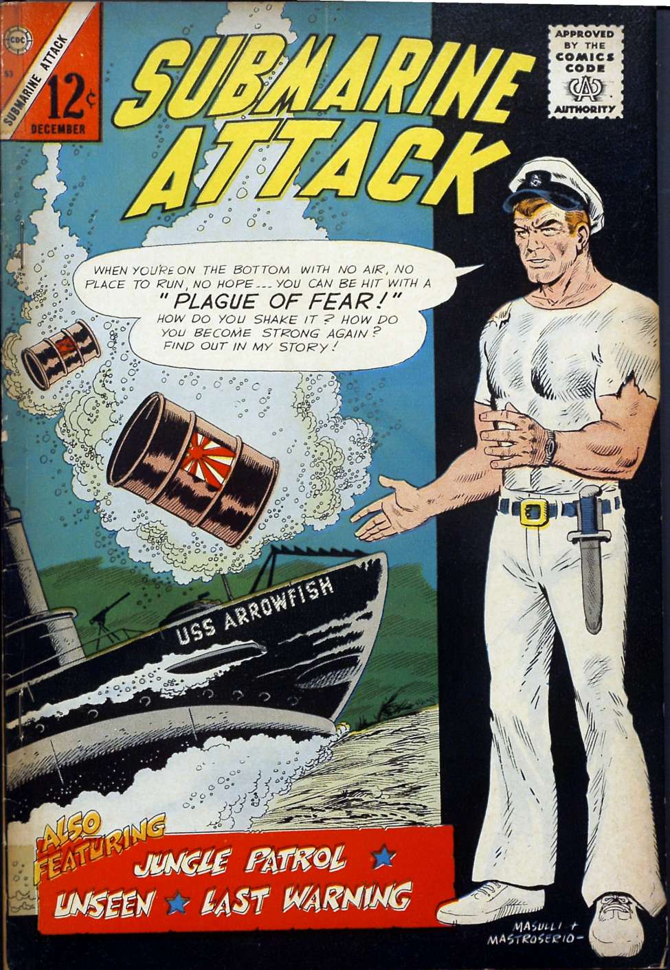 Comic Book Cover For Submarine Attack 53