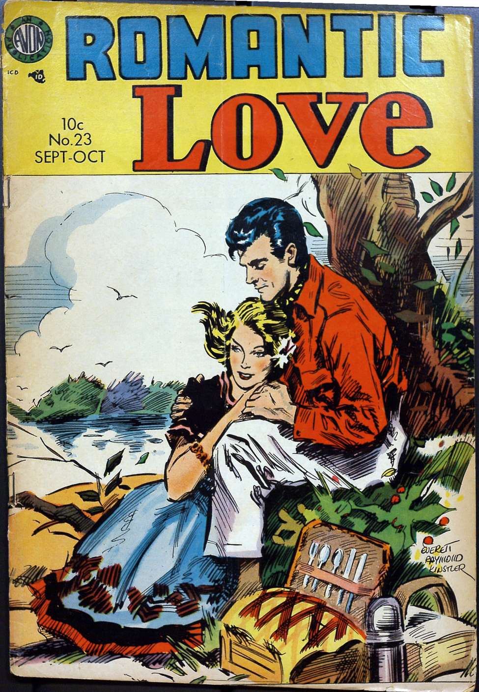 Comic Book Cover For Romantic Love 23