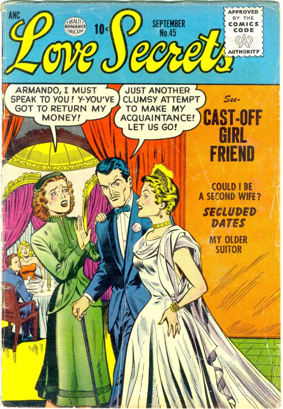 Comic Book Cover For Love Secrets 45