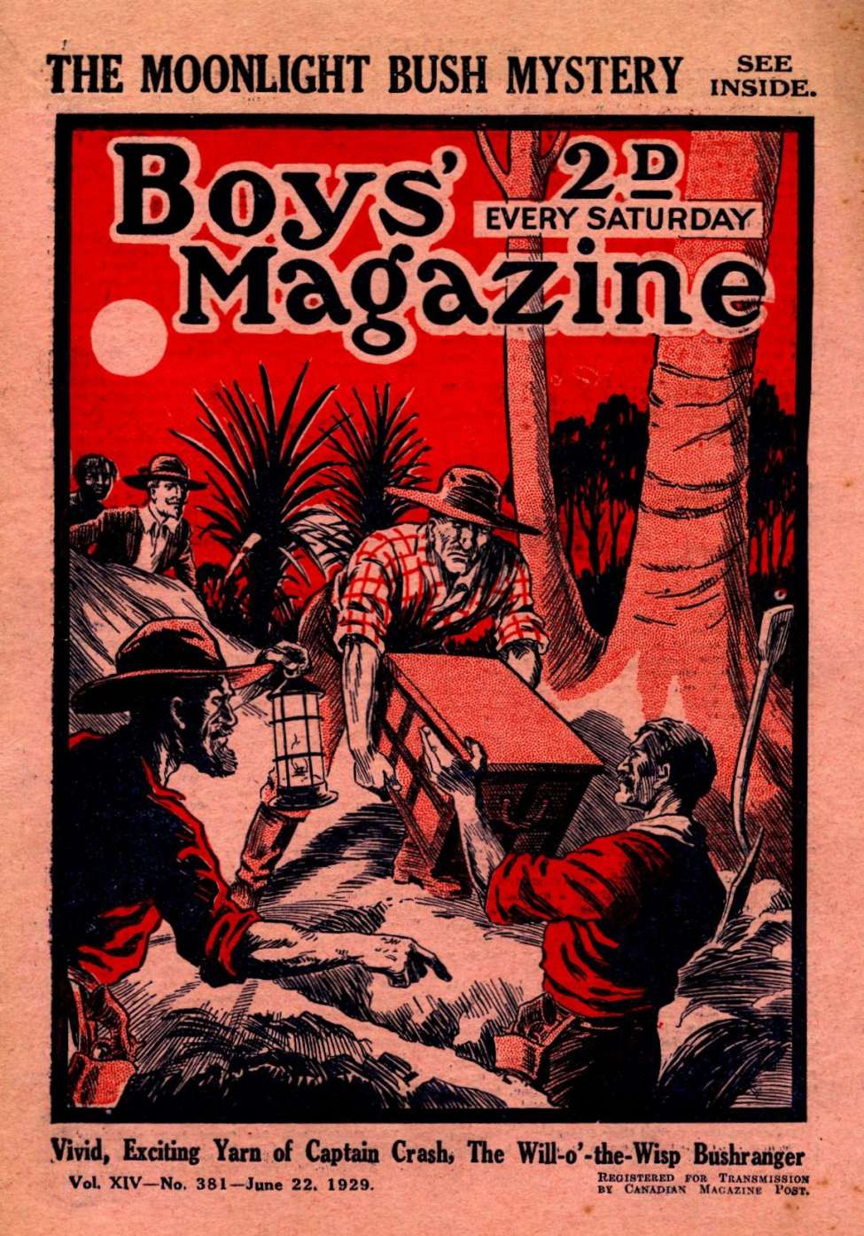 Book Cover For Boys' Magazine 381