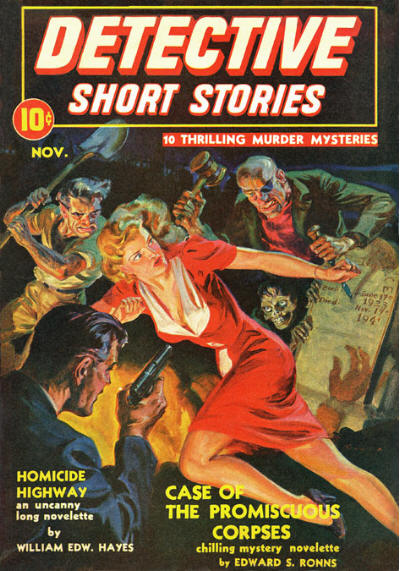 Comic Book Cover For Detective Short Stories v3 5