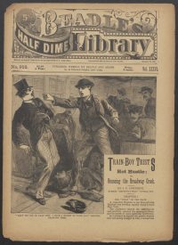Large Thumbnail For Beadle's Half Dime Library 912 - Train-Boy Trist's Hot Hustle