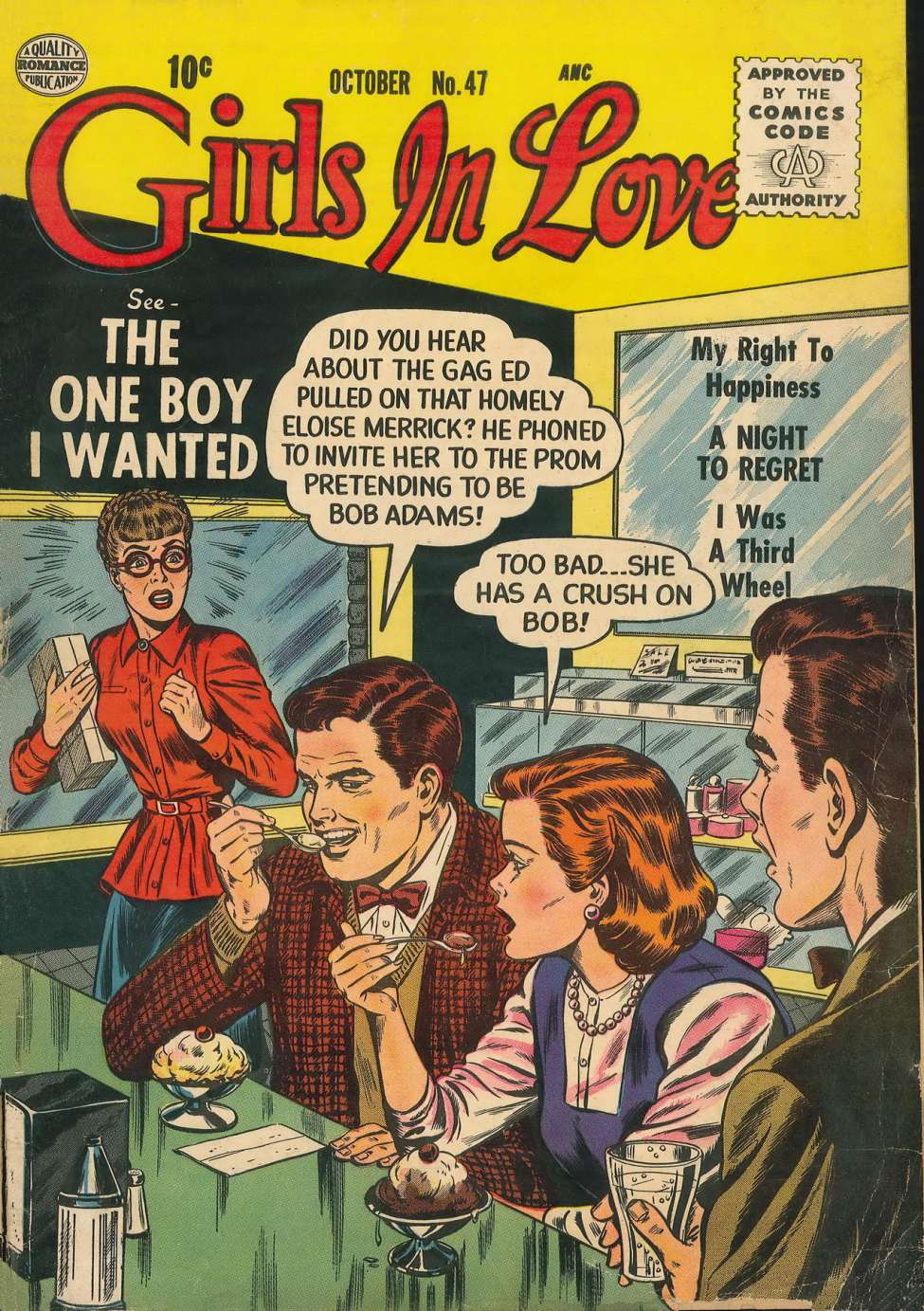 Comic Book Cover For Girls in Love 47