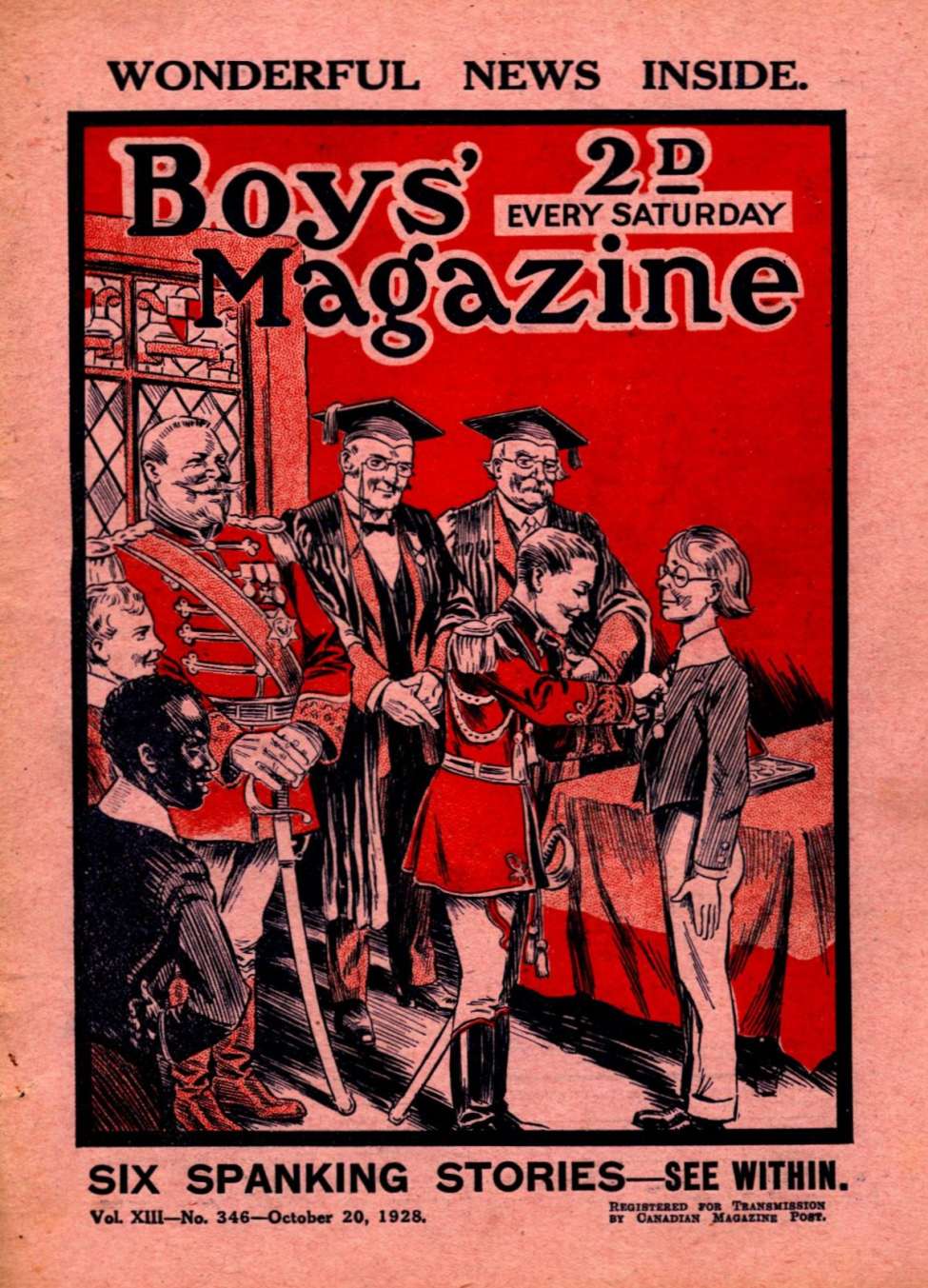 Book Cover For Boys' Magazine 346