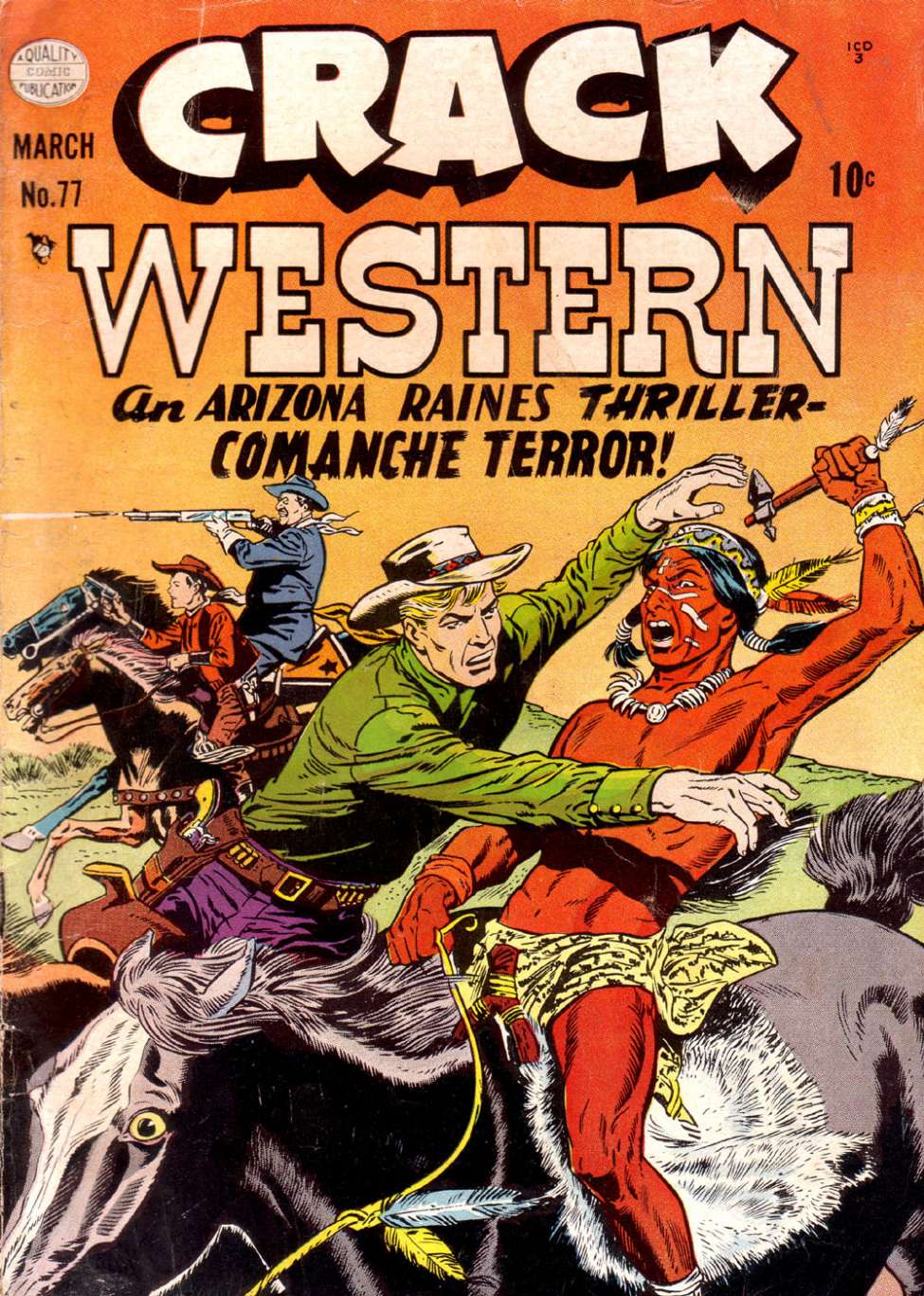 Comic Book Cover For Crack Western 77