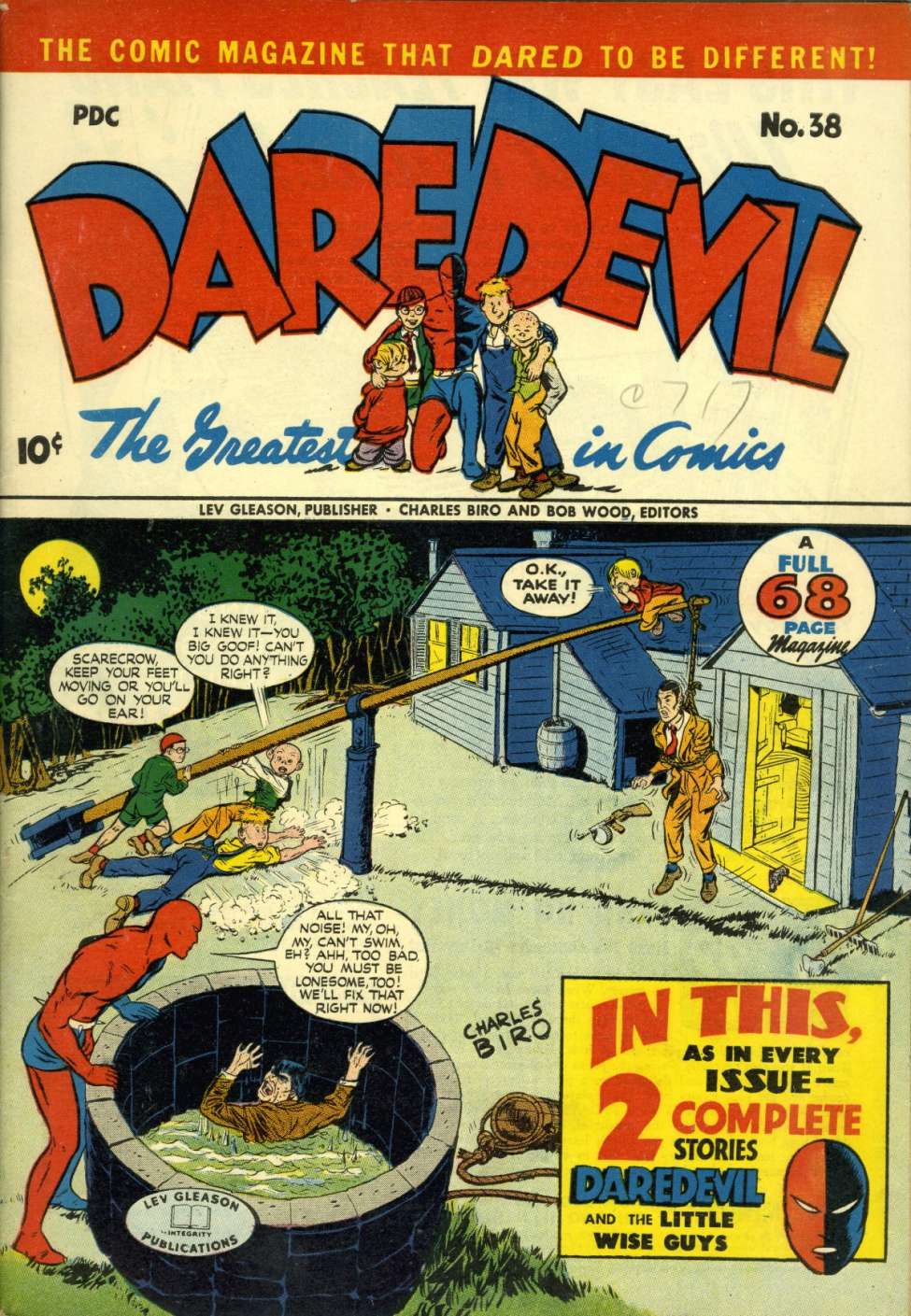 Comic Book Cover For Daredevil Comics 38 - Version 1